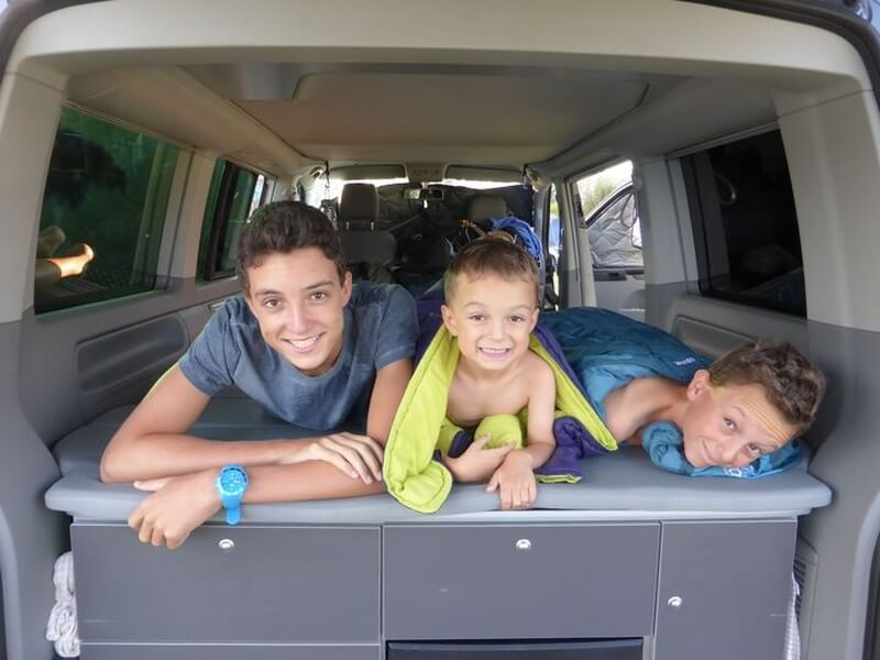 Voyager Van Camping Car Enfants