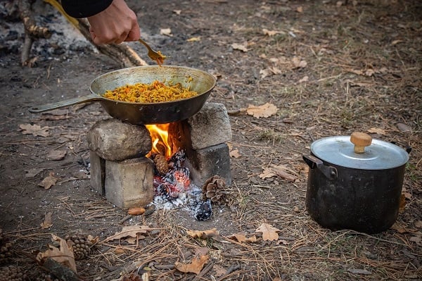 Riz Pilaf Chorizo Poivrons