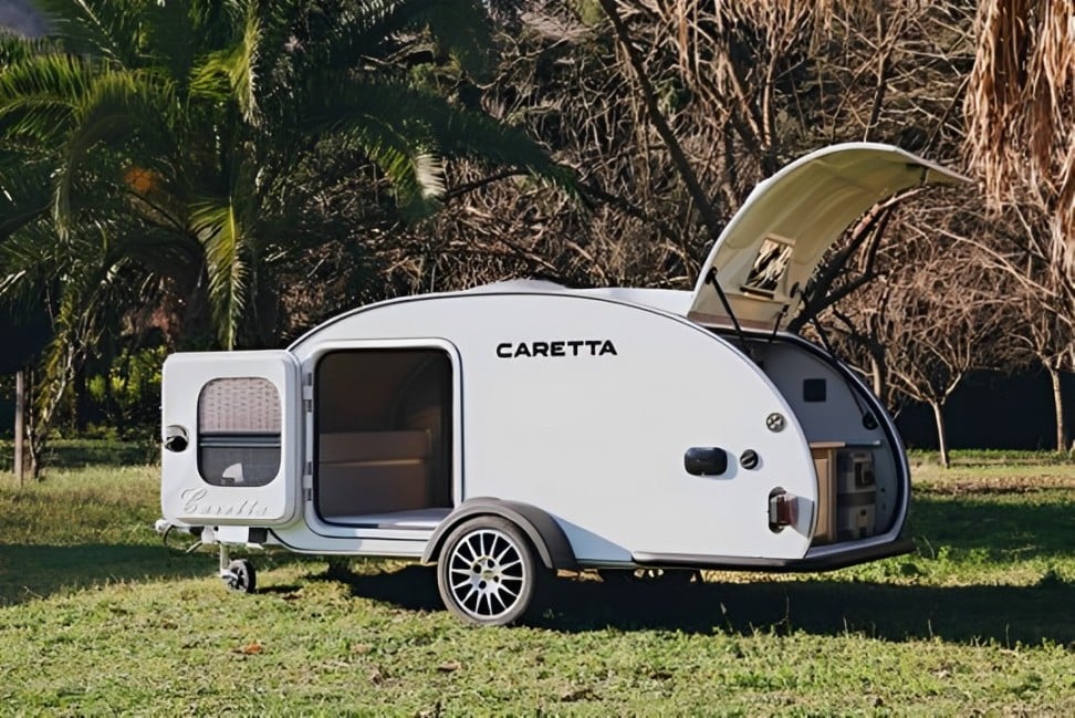 modele mini caravane teardrop