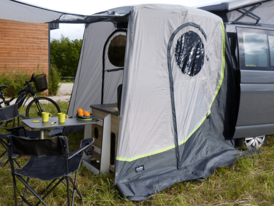 auvent arriere van mania