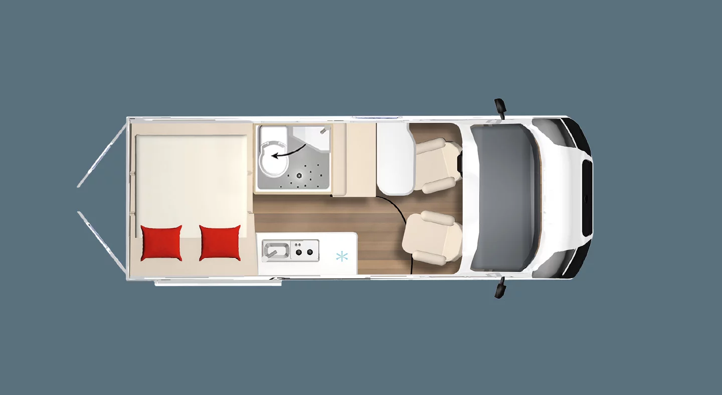 burstner b66 4 places boite auto