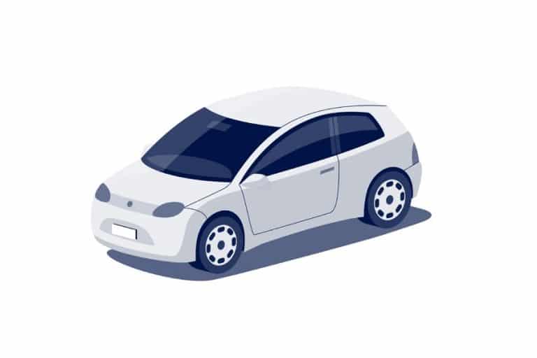 different passenger cars body types set