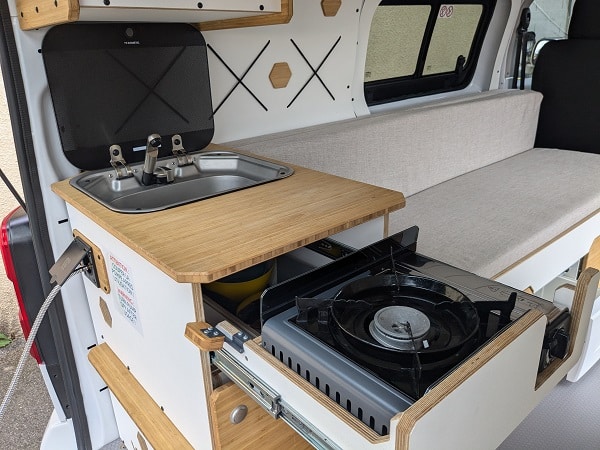 peugeot expert / opel vivaro aménagé 2 places