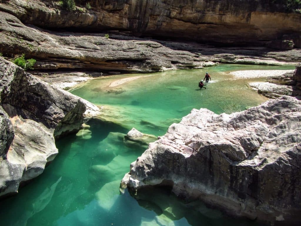 Weekend canyoning in the Sierra de Guara…