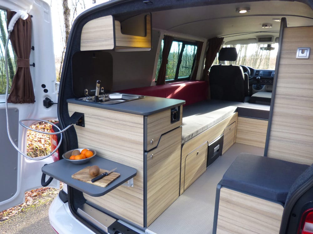 Meuble cuisine pour van aménagé - Équipement caravaning