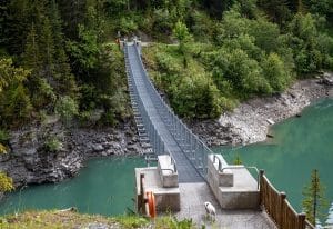 passerelle du drac circuit van amenage