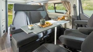 espace repas banquette 3 places ford nugget