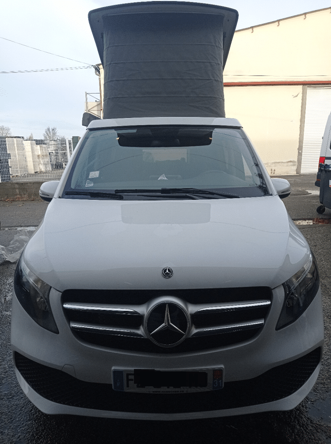 Mercedes Marco Polo G9 Tronic 250d 190cv blanc arctique – Mai 2023 – TOULOUSE