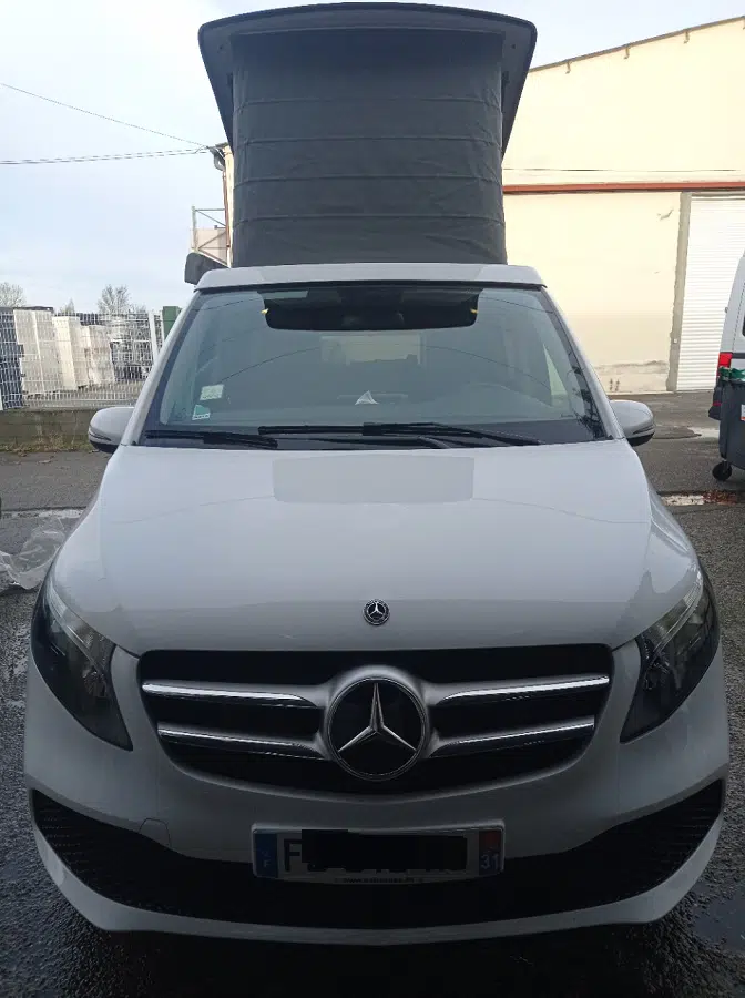 Mercedes Marco Polo G9 Tronic 250d 190cv blanc arctique – Mai 2023 – TOULOUSE