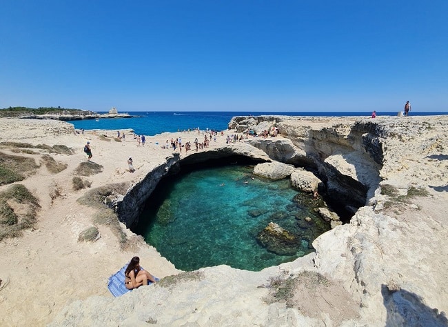 j9 baignade circui road trip 17 jours dans les pouilles en ford nugget