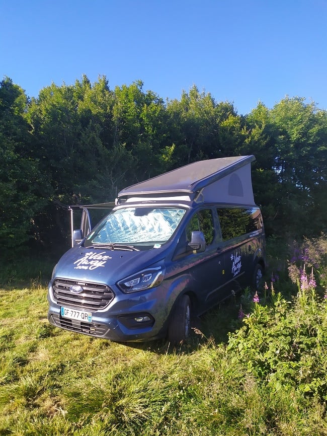 grand ballon des vosges en van amenage