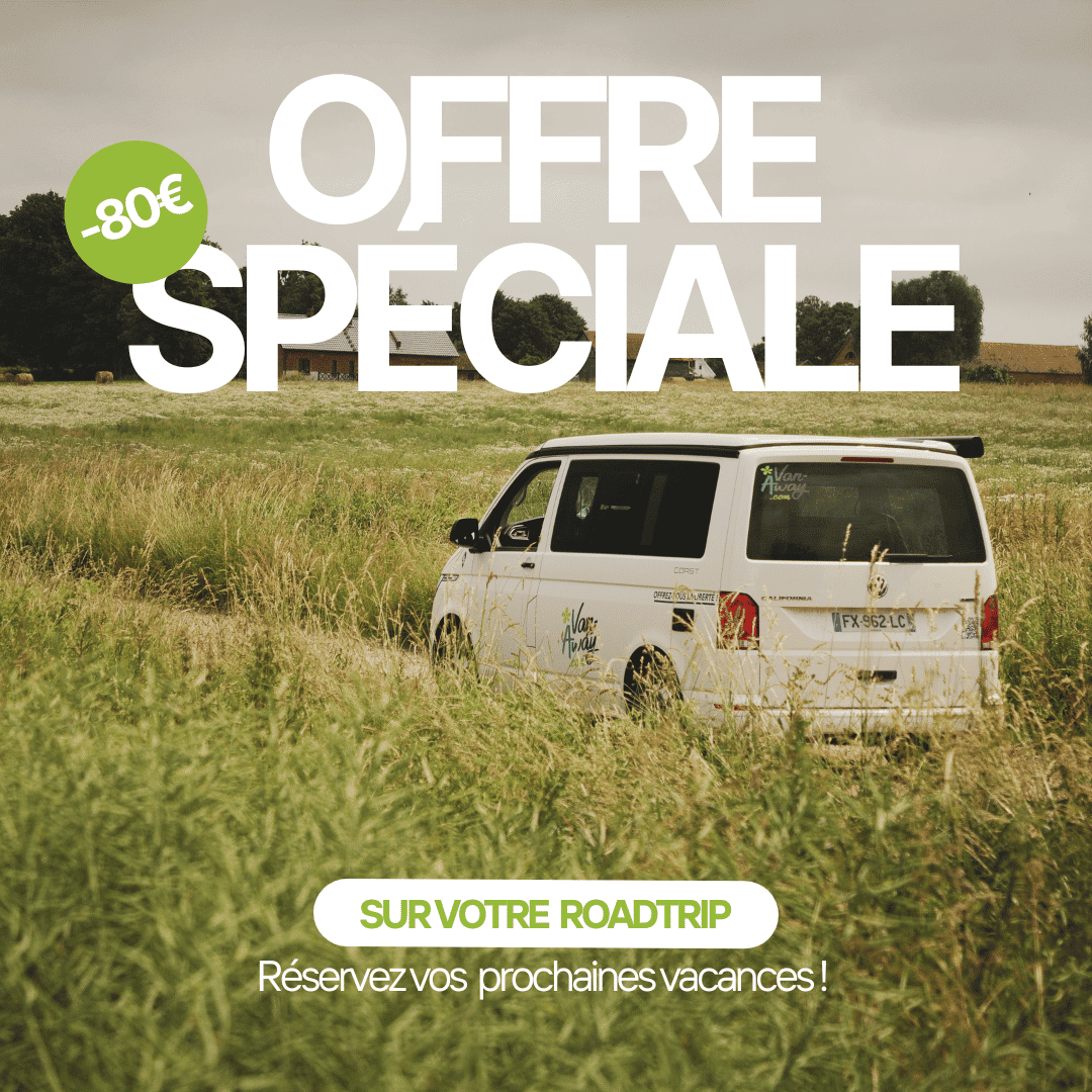 VAN-AWAY TOURS vous propose -80€ sur votre Roadtrip !