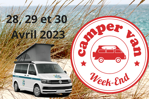 CAMPERVAN WEEKEND: Retrouvez nous du 28 au 30 avril 2023 !