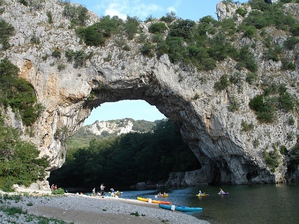 pont darc circuit itinerant dans les cevennes