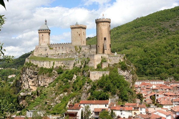 chateau de foix road trip van away ariege 1