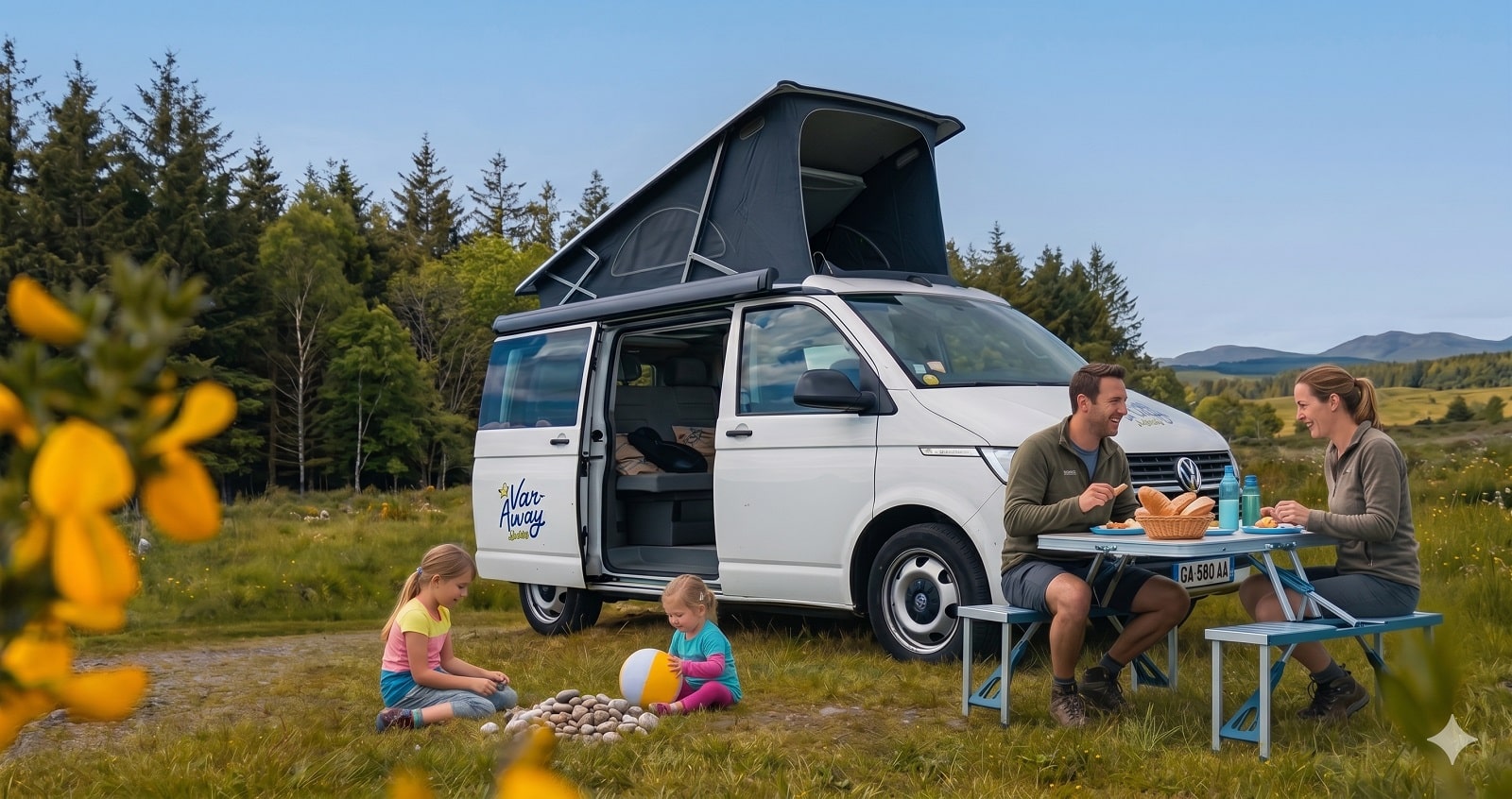 location van Volkswagen California T6.1
