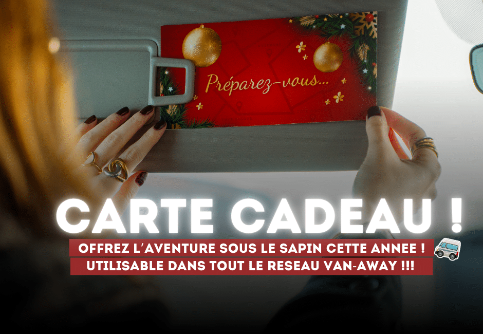 carte cadeau location van aménagé