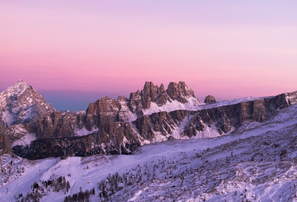 drone my life nugget montagne neige coucher soleil paysage