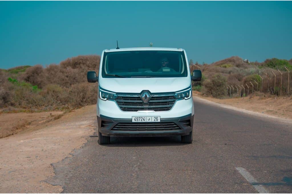 fourgon amenage avant desert maroc