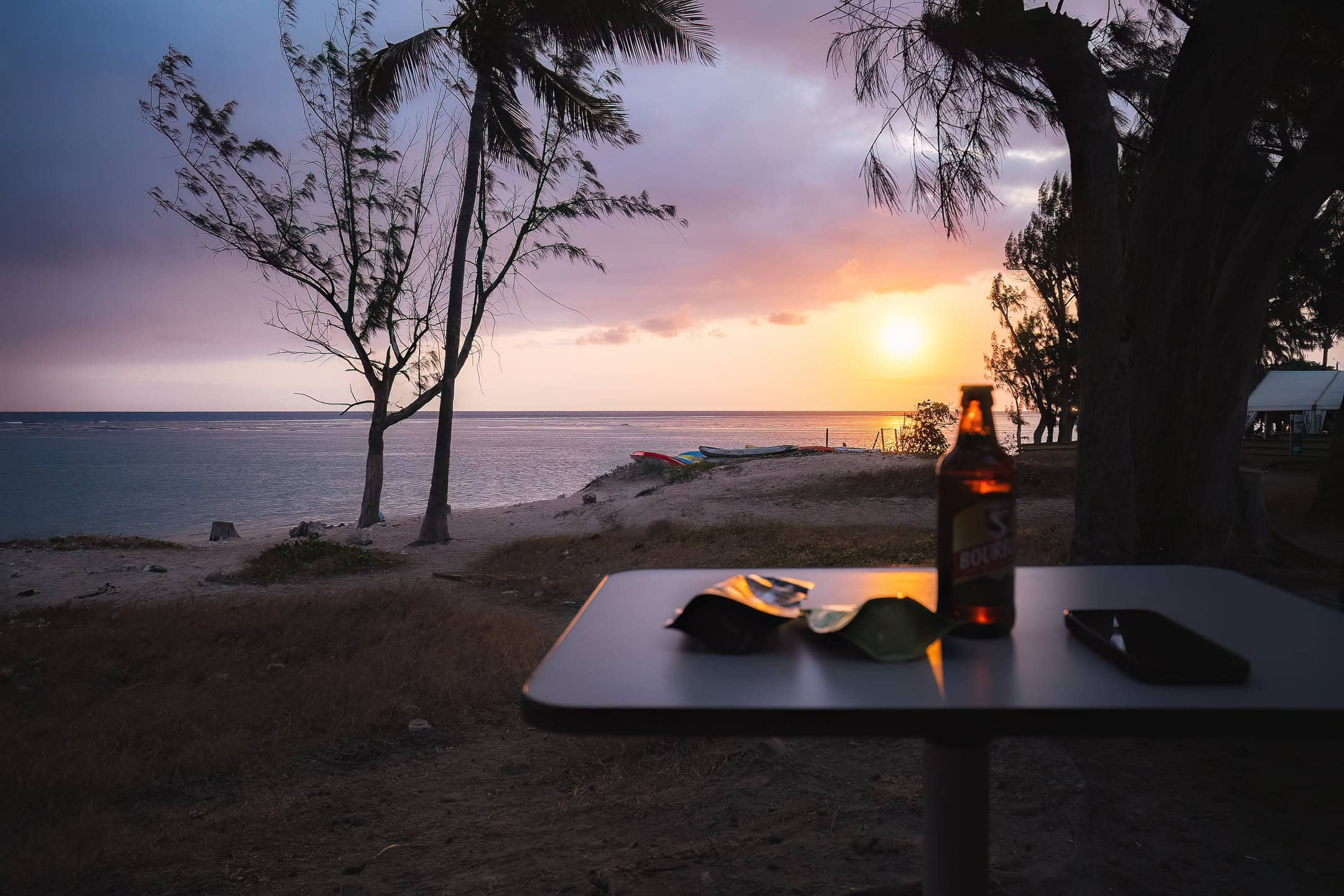 julien polo malaga reunion cuisine plein air coucher soleil plage detente preview