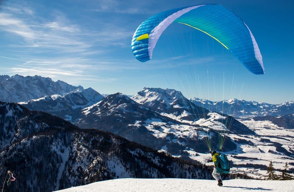 parapenthe montagne neige sensation roadtrip alpes