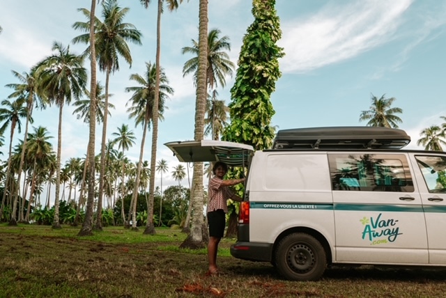 van away palmiers tahiti